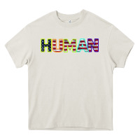 Cream HUMAN Heavy Core Tee - Bettercallsaul