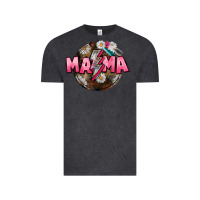 Vintage Black Mama lightning bolt Mother's Day Vintage Tee - CowGirlArtShop