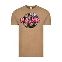 Vintage Coffee Mama lightning bolt Mother's Day Vintage Tee - CowGirlArtShop