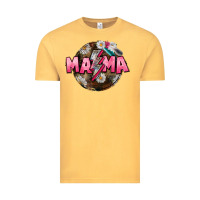 Vintage Mustard Mama lightning bolt Mother's Day Vintage Tee - CowGirlArtShop