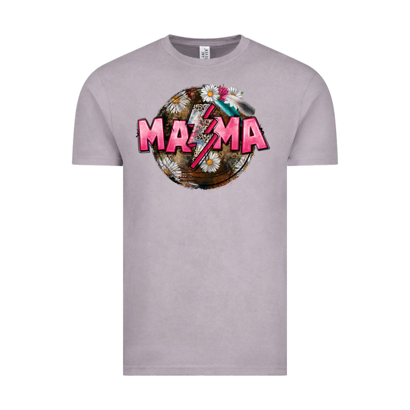 Mama Lightning Bolt Mother's Day Vintage Tee by CowGirlArtShop | Teevron