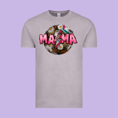 Mama Lightning Bolt Mother's Day Vintage Tee Designed By Cowgirlartshop