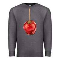 Charcoal Heather apple candy Premium Sweatshirt - AdoDesignShop