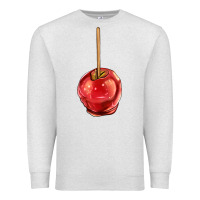 Oatmeal Heather apple candy Premium Sweatshirt - AdoDesignShop