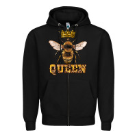 Black queen bee Zipper Hoodie - Artiststas