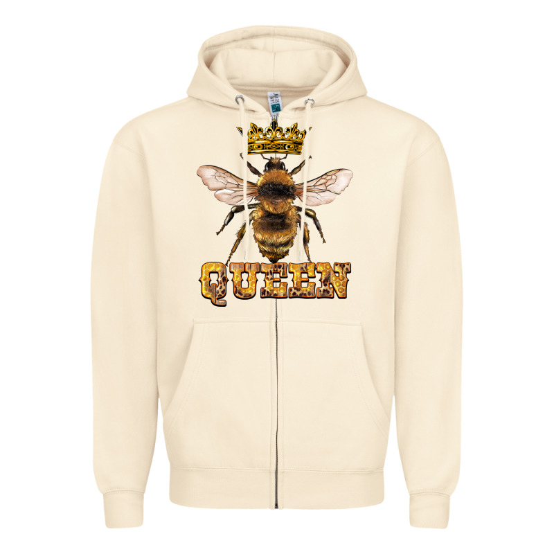 Queen Bee Zipper Hoodie by Artiststas | Teevron