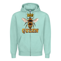 Seafoam queen bee Zipper Hoodie - Artiststas