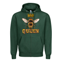 Sports Green queen bee Zipper Hoodie - Artiststas