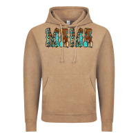 Mama Turquoise Tooled Vintage Hoodie | Teevron