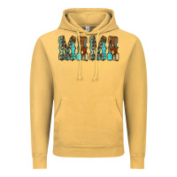 Vintage Mustard Mama Turquoise Tooled Vintage Hoodie - CowCowDesign