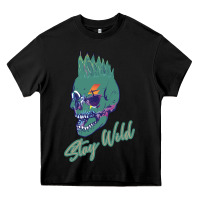 Black Stay Wild Heavy Core Tee - Bettercallsaul