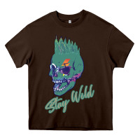 Chocolate Brown Stay Wild Heavy Core Tee - Bettercallsaul