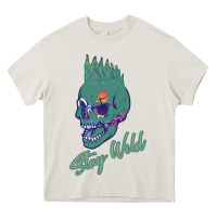 Cream Stay Wild Heavy Core Tee - Bettercallsaul