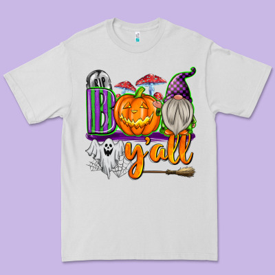 Boo Y'all Premium Tee Designed By Texasbilliewilder