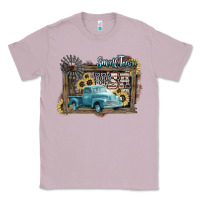 Lilac Small town USA truck 4th of july Classic Tee - HowdyJamesFarm