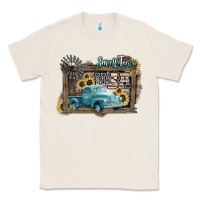 Natural Small town USA truck 4th of july Classic Tee - HowdyJamesFarm