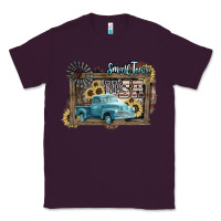 Plum Small town USA truck 4th of july Classic Tee - HowdyJamesFarm