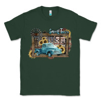 Sports Green Small town USA truck 4th of july Classic Tee - HowdyJamesFarm