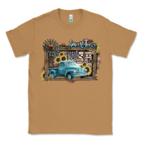 Toasted Coconut Small town USA truck 4th of july Classic Tee - HowdyJamesFarm