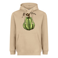 Gourd Green Pumpkin Heavyweight Hoodie | Teevron