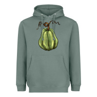 Sage gourd green pumpkin Heavyweight Hoodie - BarkalooDesign