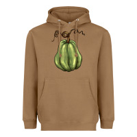 Toasted Coconut gourd green pumpkin Heavyweight Hoodie - BarkalooDesign