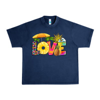 Navy love pineapple Urban Heavy Tee - RanaPortraitStore