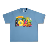 Pebble Blue love pineapple Urban Heavy Tee - RanaPortraitStore