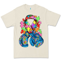 Bone autism awareness with boxing gloves Premium Tee - NancyCooperArtShop