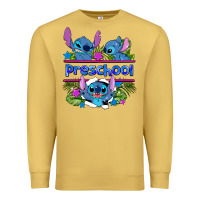 Antique Gold preview flower stitch blue preschool Premium Sweatshirt - AdoDesignShop