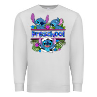 Dove Grey preview flower stitch blue preschool Premium Sweatshirt - AdoDesignShop