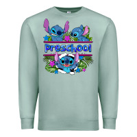 Seafoam preview flower stitch blue preschool Premium Sweatshirt - AdoDesignShop
