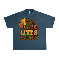 Midnight Navy black lives matter Urban Heavy Tee - HowdyJamesFarm