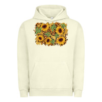 Pigment Pistachio cactus leopard sunflower glitter background Urban Hoodie - AdoDesignShop