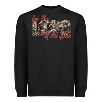 Black for the love of the game Heavyweight Sweatshirt - SublimationCraftShop