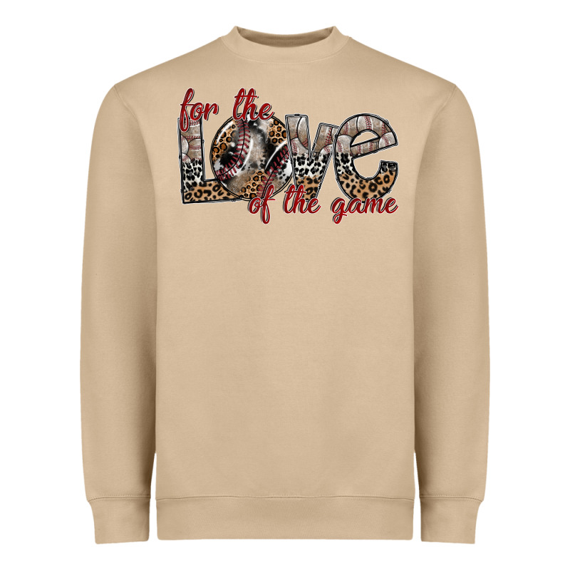 For The Love Of The Game Heavyweight Sweatshirt by SublimationCraftShop | Teevron