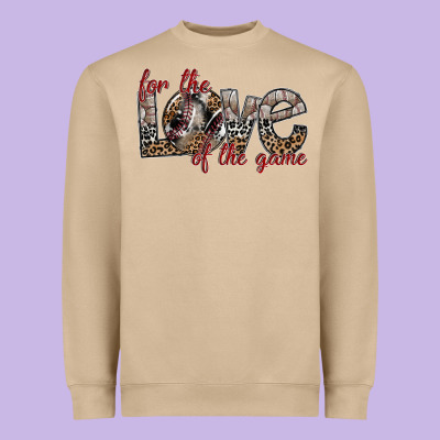 For The Love Of The Game Heavyweight Sweatshirt Designed By Sublimationcraftshop
