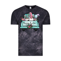 Cloud Black easter gnomes truck Vintage Tee - Jasminsmagicworld