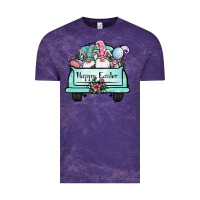 Cloud Purple easter gnomes truck Vintage Tee - Jasminsmagicworld