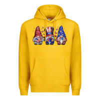 Lemon American Gnomes Premium Hoodie - CowhideDigitalArt