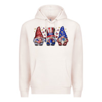 Pale Pink American Gnomes Premium Hoodie - CowhideDigitalArt