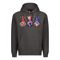 Smoke American Gnomes Premium Hoodie - CowhideDigitalArt