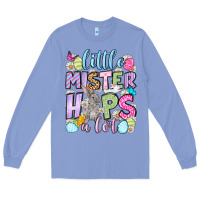 Colony Blue Easter Day Little mister hops a lot Long Sleeve Tee - OliviaCreatesArt