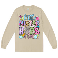 Mushroom Easter Day Little mister hops a lot Long Sleeve Tee - OliviaCreatesArt
