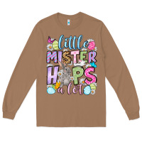 Toasted Coconut Easter Day Little mister hops a lot Long Sleeve Tee - OliviaCreatesArt