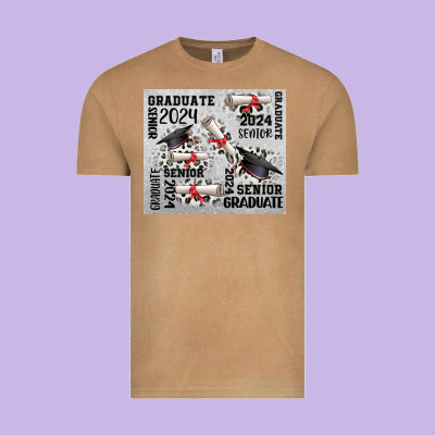 Senior 2024 Vintage Tee Designed By Cowgirlartshop