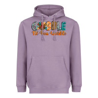 Lavender gobble till you wobble Heavyweight Hoodie - BarkalooDesign