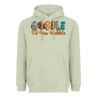 Matcha gobble till you wobble Heavyweight Hoodie - BarkalooDesign