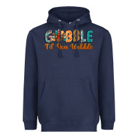 Navy gobble till you wobble Heavyweight Hoodie - BarkalooDesign