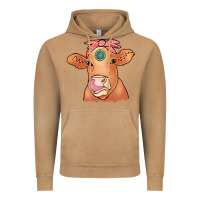 Vintage Camel Cow  Turquoise Vintage Hoodie - CowCowDesign
